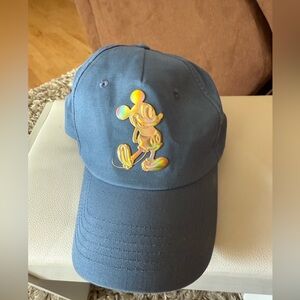Disney 50th Anniversary hat. Blue Cap with Holographic Mickey Mouse